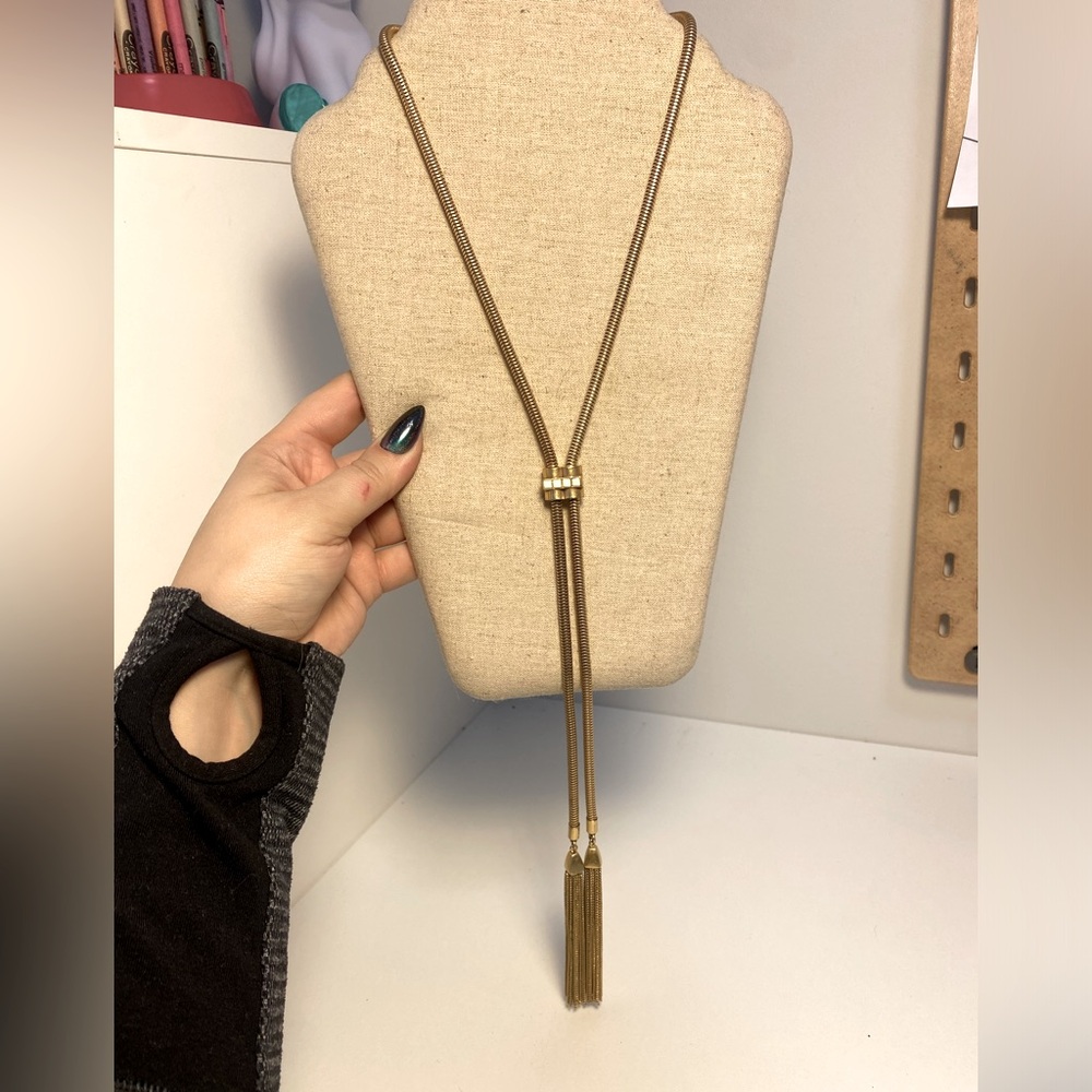 STELLA & DOT - Jacqueline Tassel Lariat
